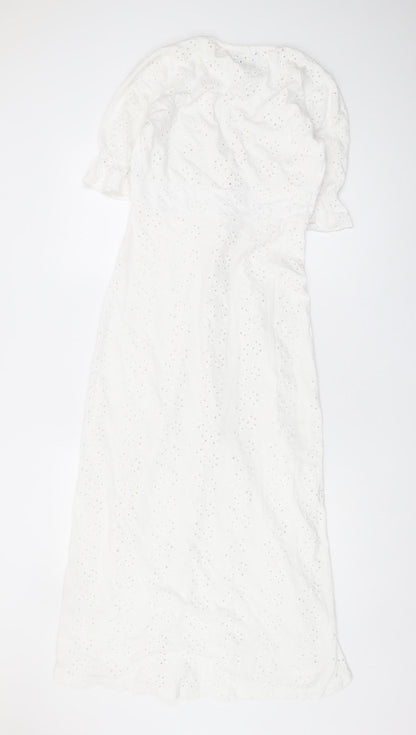 ASOS Women's White Maxi Dress Size 6
