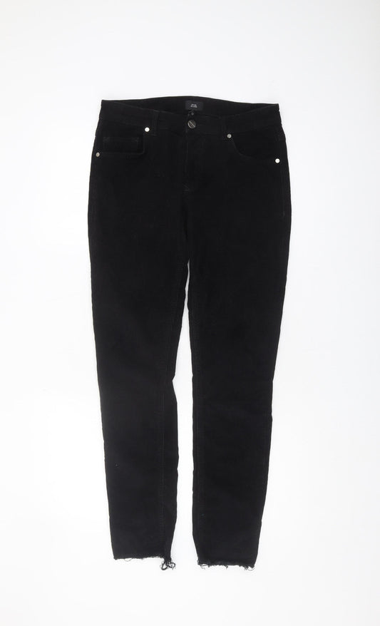 River Island Men's Black Skinny Corduroy Trousers
