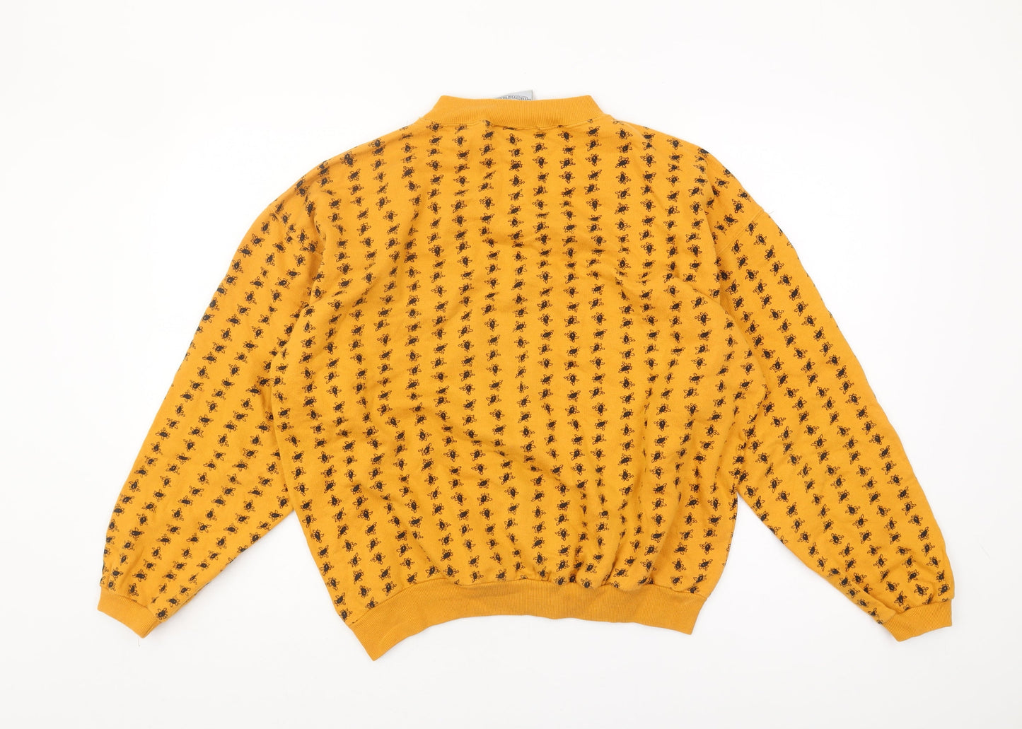 Rush Unisex Yellow Print Sweatshirt L Casual