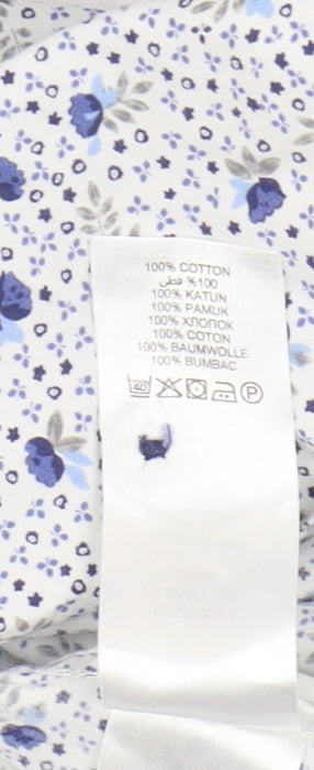 Jeff Banks Men's Multicoloured Floral Button-Up Shirt XL