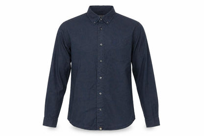 Per Gots Men's Blue Paisley Shirt, S, Button-Up