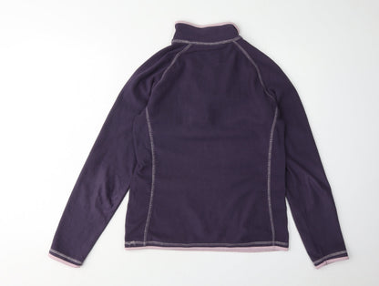 Womens UK Size UK 8 Mountain Warehouse Purple Full Zip Sweatshirt