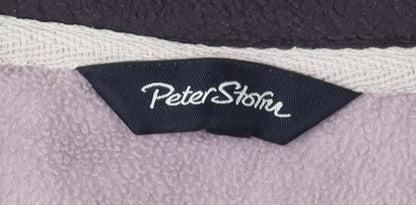 Peter Storm Women's Purple V-Neck Sweatshirt Size 14