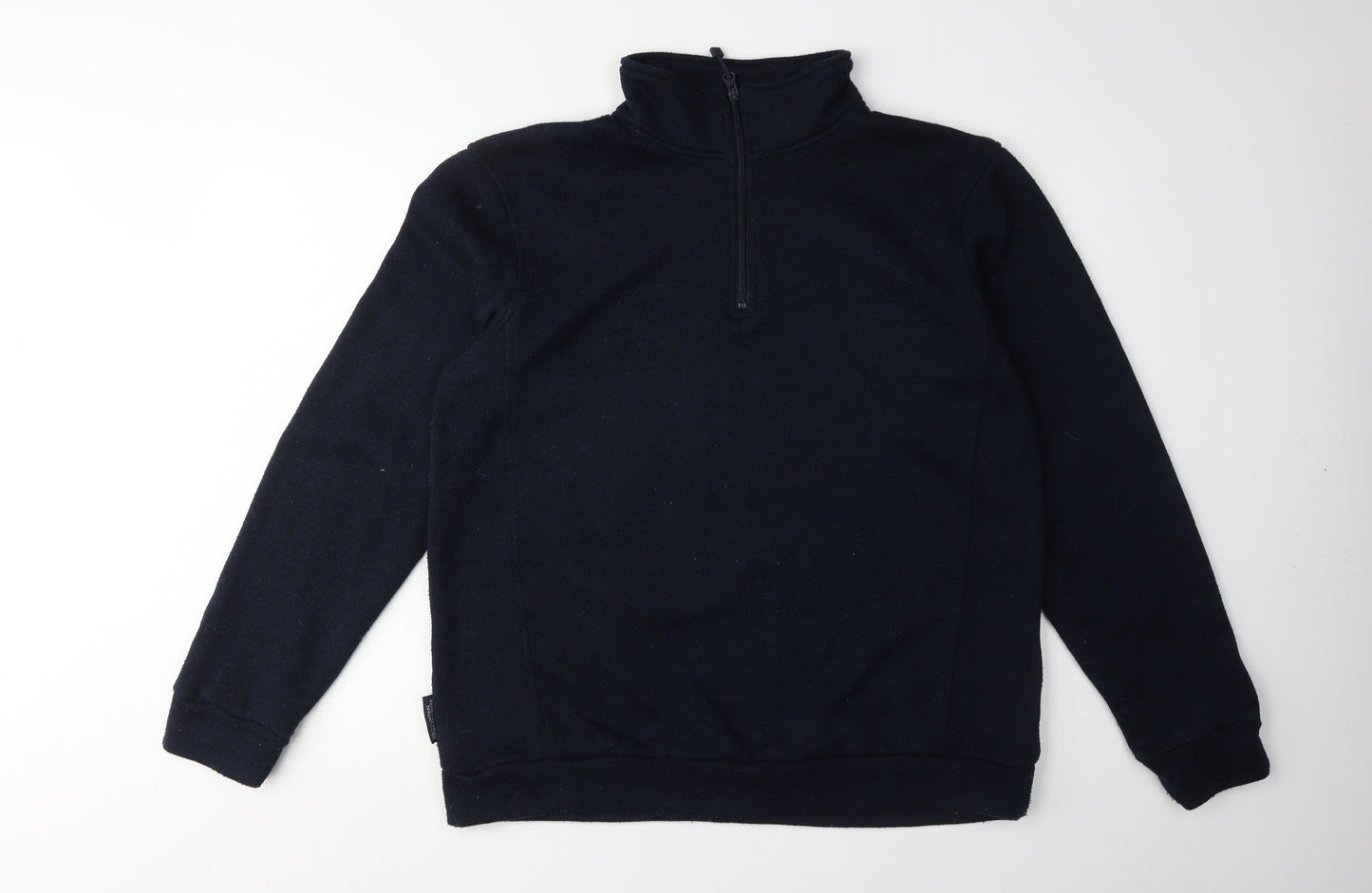 Mens UK Size L Mountain Warehouse Black Full Zip Sweatshirt