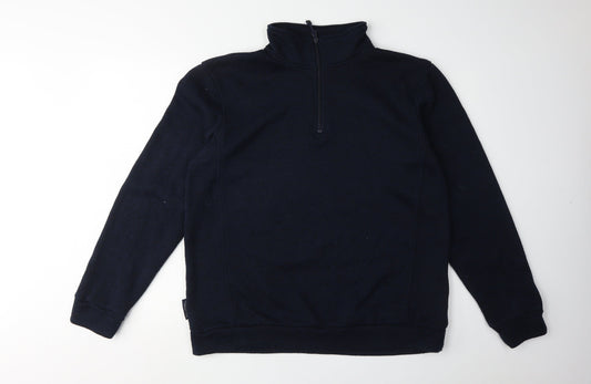 Mens UK Size L Mountain Warehouse Black Full Zip Sweatshirt