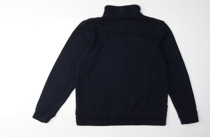 Mens UK Size L Mountain Warehouse Black Full Zip Sweatshirt