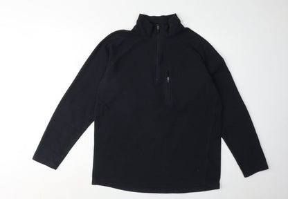 Mens UK Size S Peter Storm Black Henley Sweatshirt