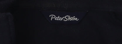 Mens UK Size S Peter Storm Black Henley Sweatshirt