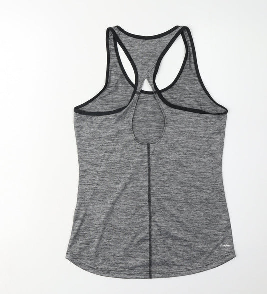Adidas Women's Grey XS Racerback Tank - Breathable Activewear