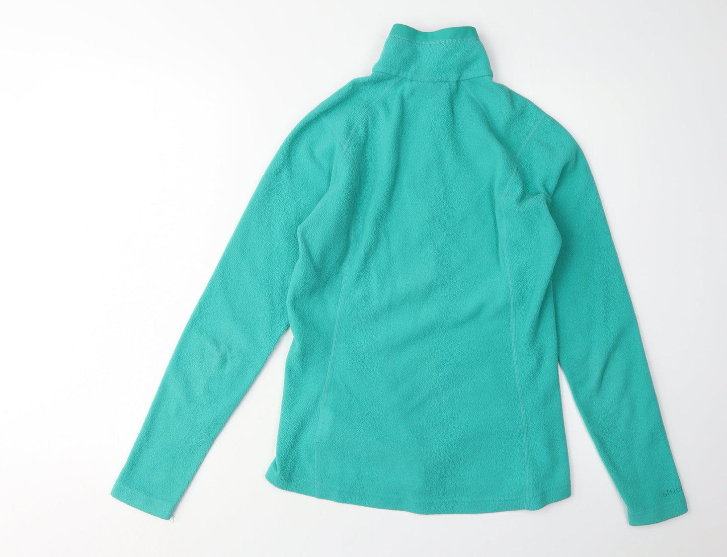 Kathmandu Women's Green Fleece Zip Pullover Sweatshirt UK 6