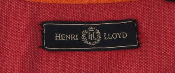 Henri Lloyd Boys Red Polo Shirt Short Sleeve 12-13 Years