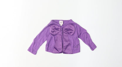 Ted Baker Unisex Baby Purple Cardigan 0-3 Mths