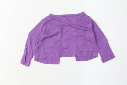 Ted Baker Unisex Baby Purple Cardigan 0-3 Mths