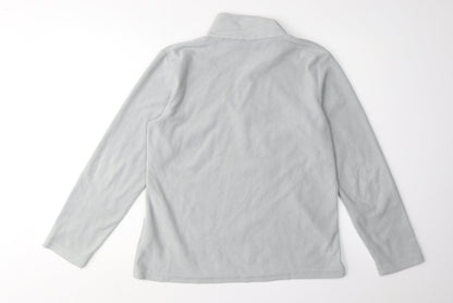 Regatta Women's Grey Fleece 1/2 Zip Sweatshirt Size 10