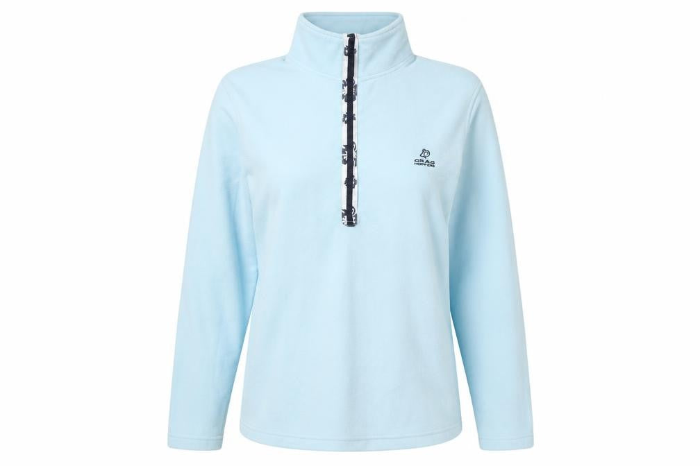 Womens UK Size 12 Craghoppers Blue Full Zip Sweatshirt