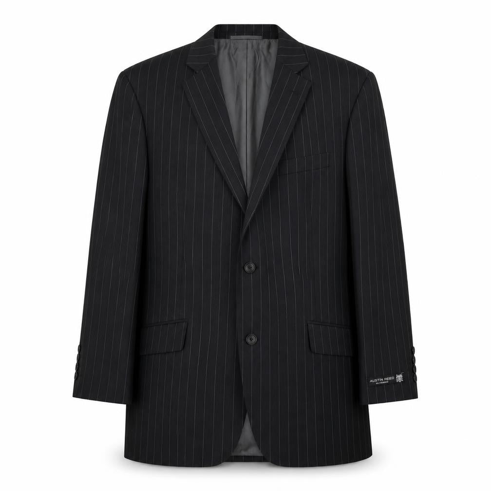 Mens UK Size 40 Austin Reed Regular Black Suit Jacket