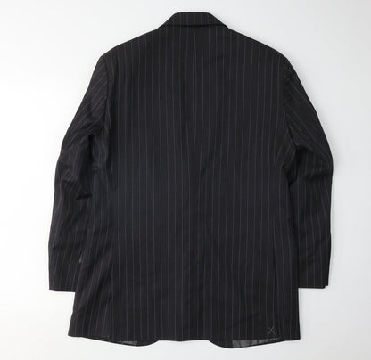 Austin Reed Men's Black Pinstripe Blazer - 40R Classic