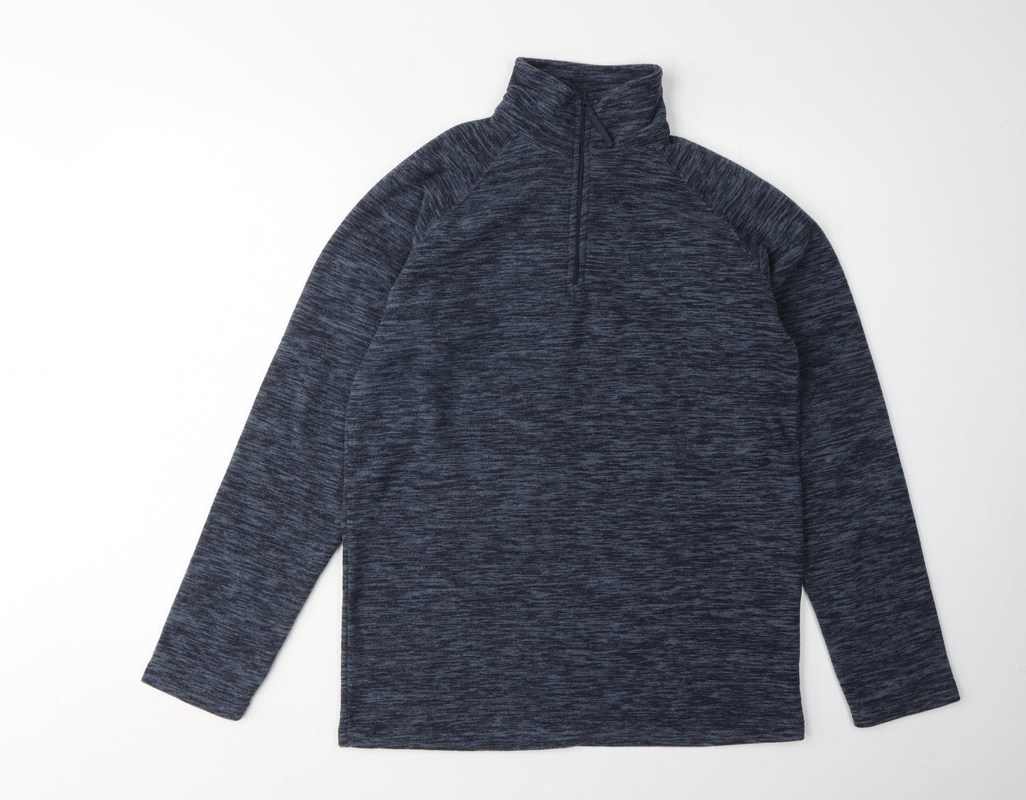 Mens UK Size XS Mountain Warehouse Blue 1/4 Zip Sweatshirt