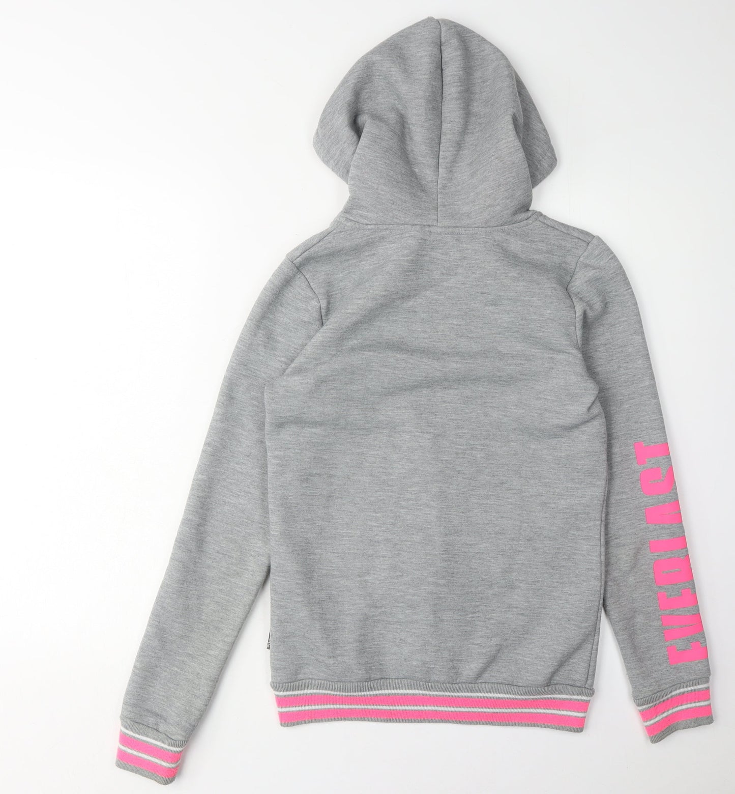 Everlast Women's Grey Hoodie with Zip, Size 8