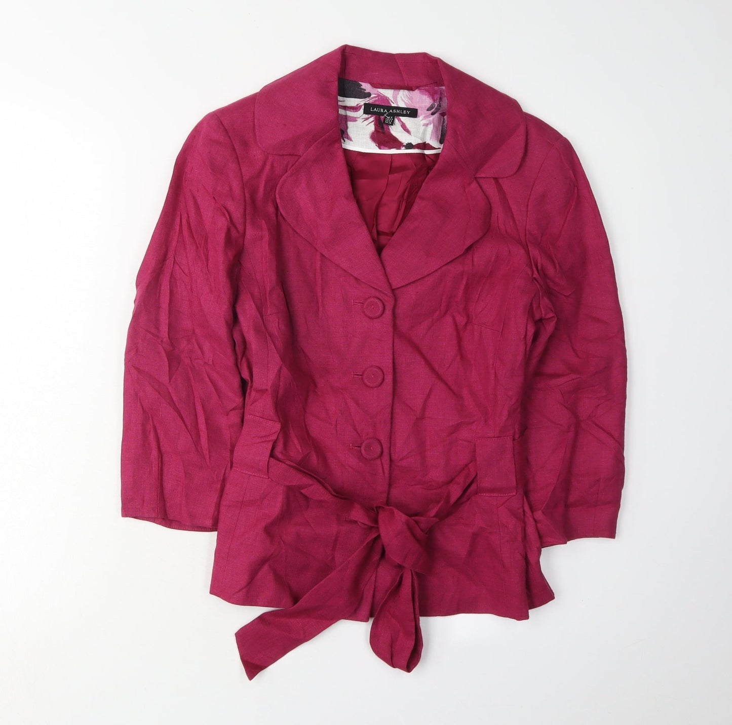 Womens UK Size S Laura Ashley Regular Pink Blazer