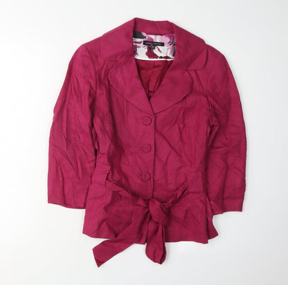 Womens UK Size S Laura Ashley Regular Pink Blazer