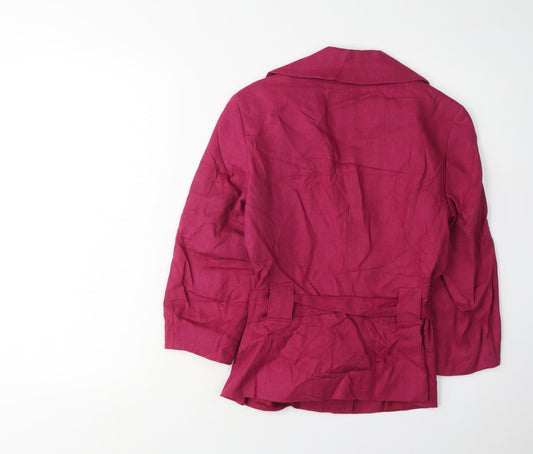 Womens UK Size S Laura Ashley Regular Pink Blazer