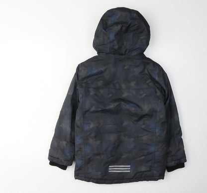 Mountain Warehouse Boys Blue Puffer Jacket 10Y Waterproof