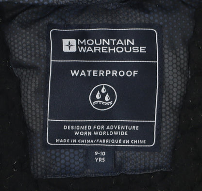 Mountain Warehouse Boys Blue Puffer Jacket 10Y Waterproof