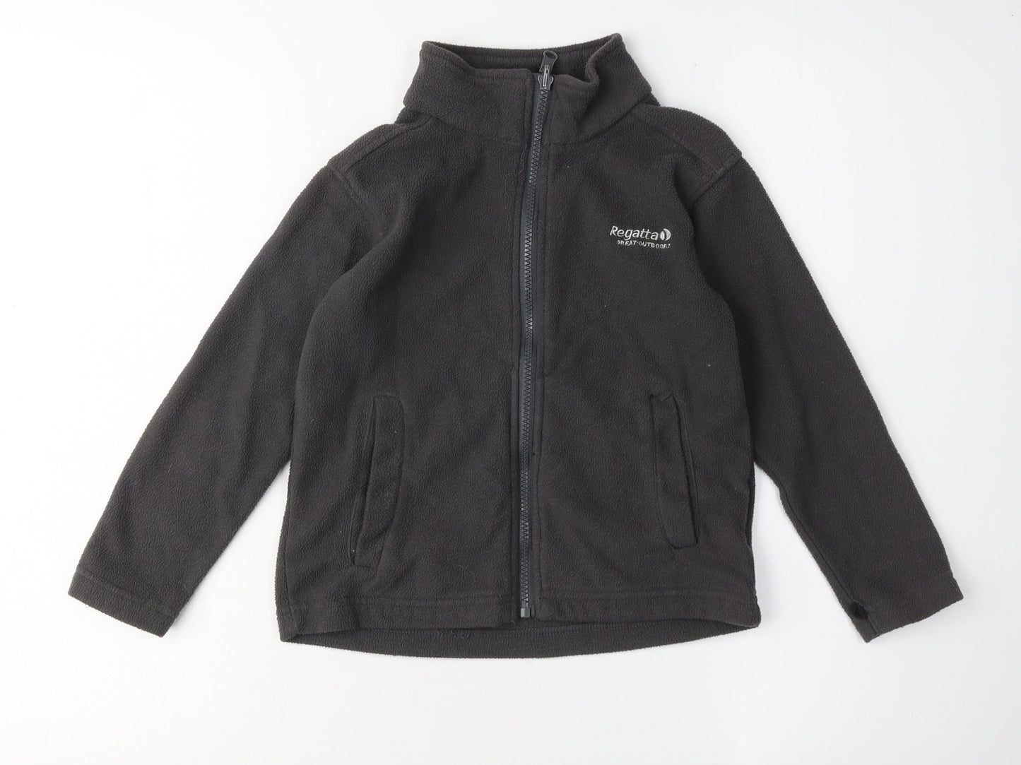 Regatta Boys Black Fleece Jacket 5-6 Years