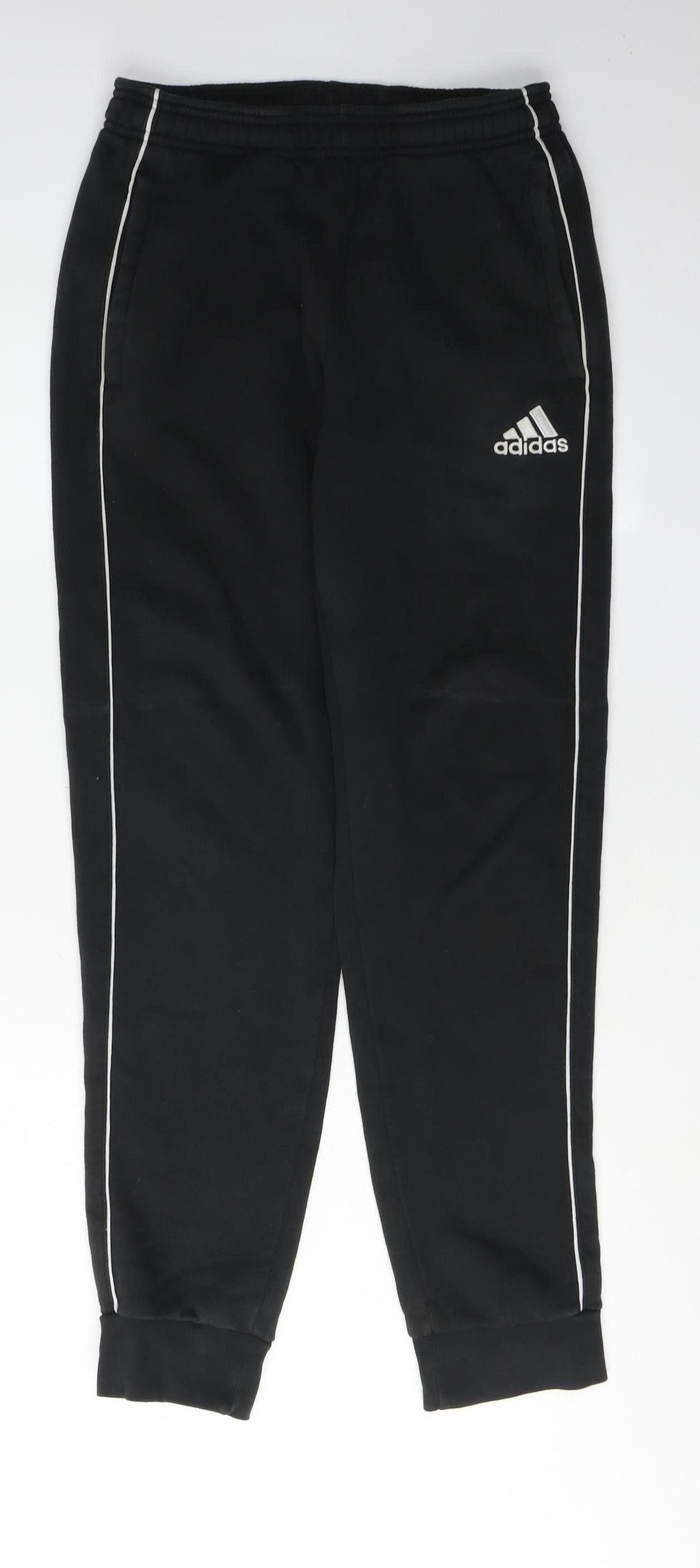 Mens UK Size S adidas  Jogger Black Trousers