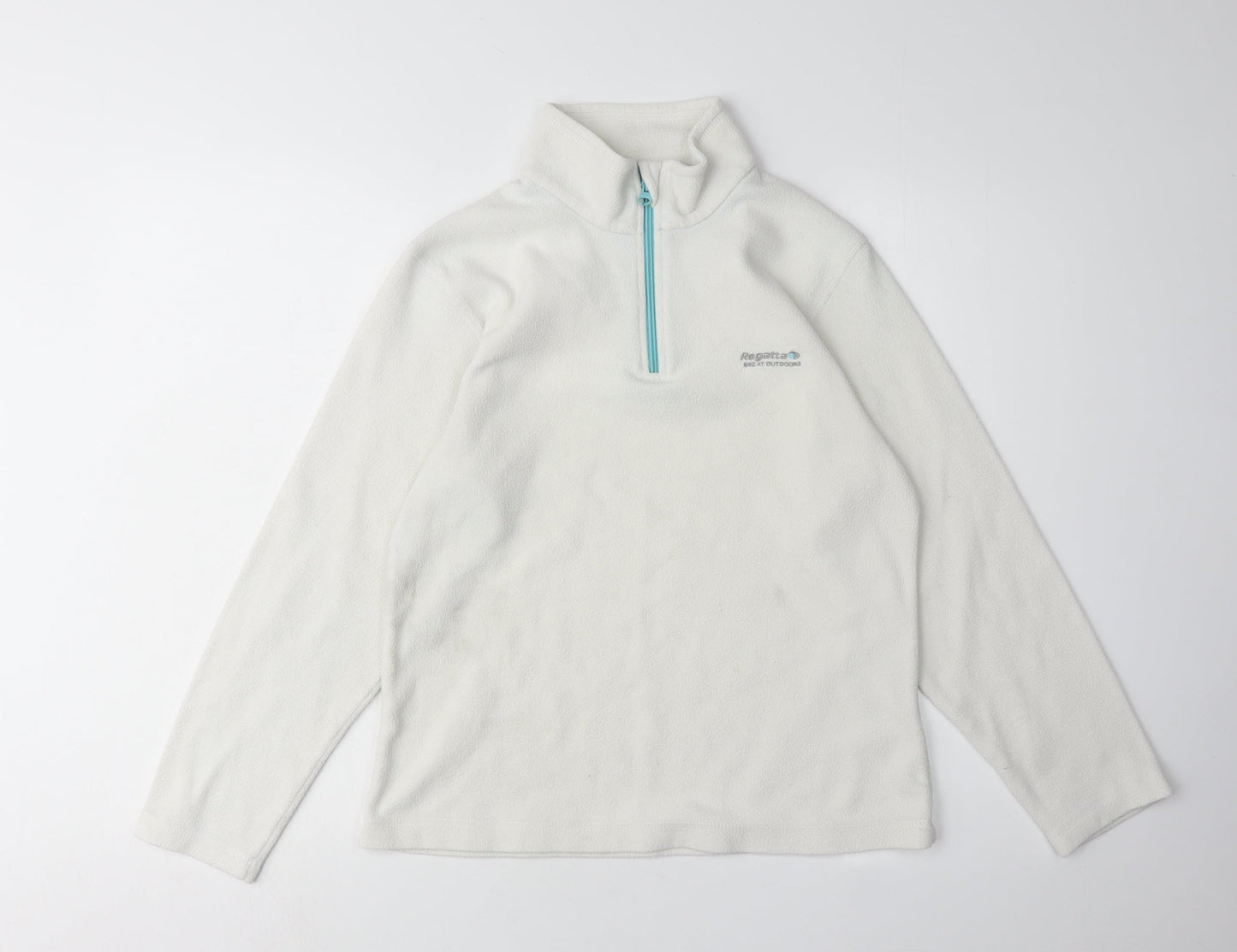 Regatta Women’s White Pullover Fleece Sweatshirt Size 10