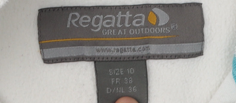 Regatta Women’s White Pullover Fleece Sweatshirt Size 10