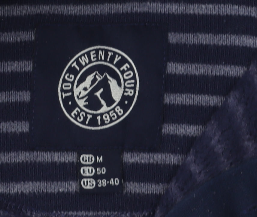 Mens UK Size M TOG TWENTY FOUR Blue Pullover Sweatshirt