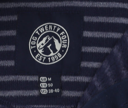 Mens UK Size M TOG TWENTY FOUR Blue Pullover Sweatshirt