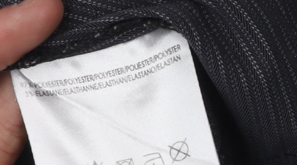 Ping Men's Black Striped Trousers Size 38