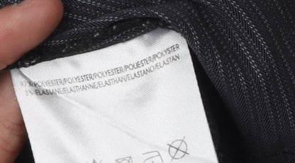 Ping Men's Black Striped Trousers Size 38