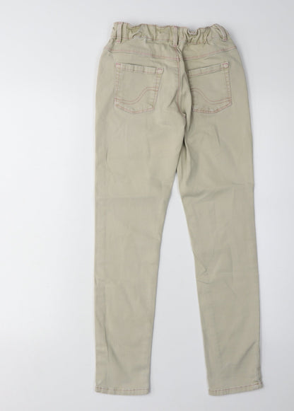 FatFace Girls Beige Straight Jeans 10-11 Years