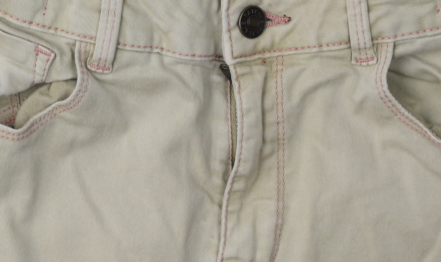FatFace Girls Beige Straight Jeans 10-11 Years