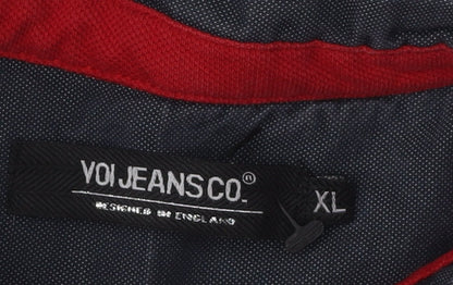 Voi Jeans Co. Men's Red XL Polo Shirt