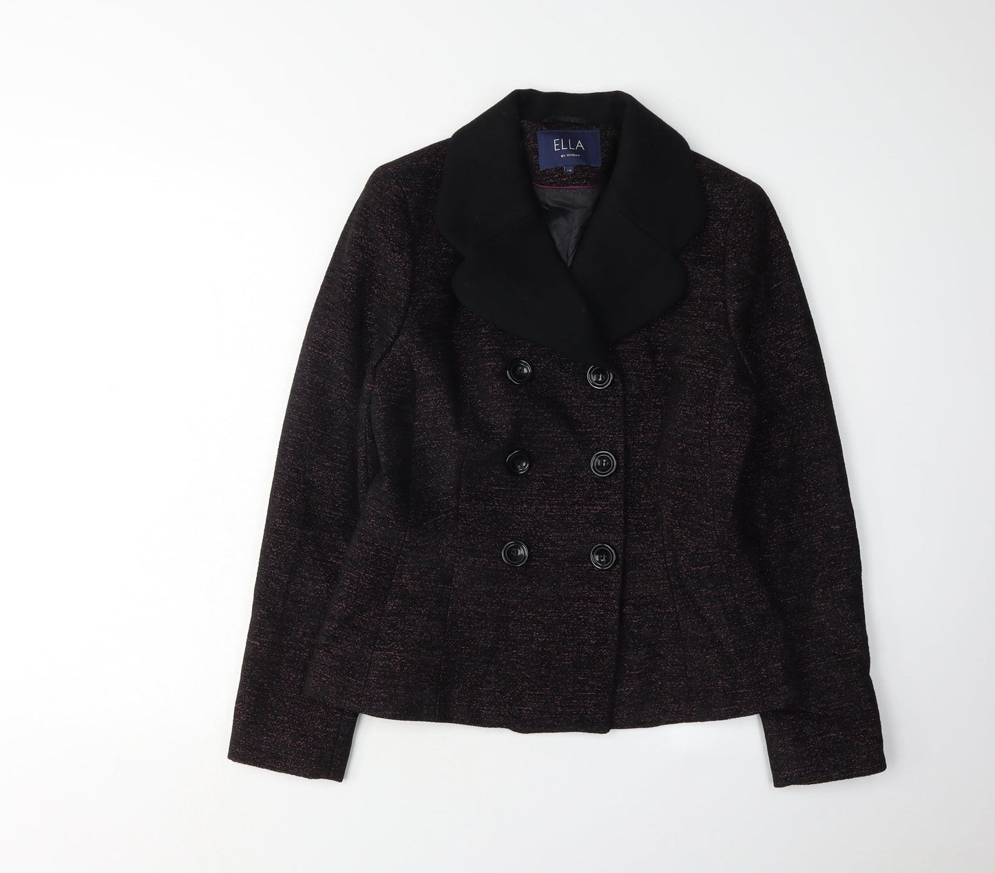 Ella by Viyella Women's Black Size 12 Blazer