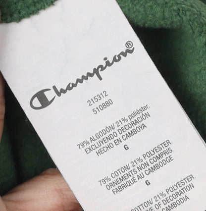 Mens UK Size L Champion Green Pullover Sweatshirt