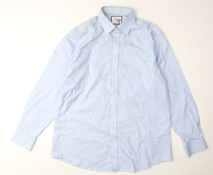 Mens UK Collar Size 44/91 cm Charles Tyrwhitt Smart Blue  Dress Shirt