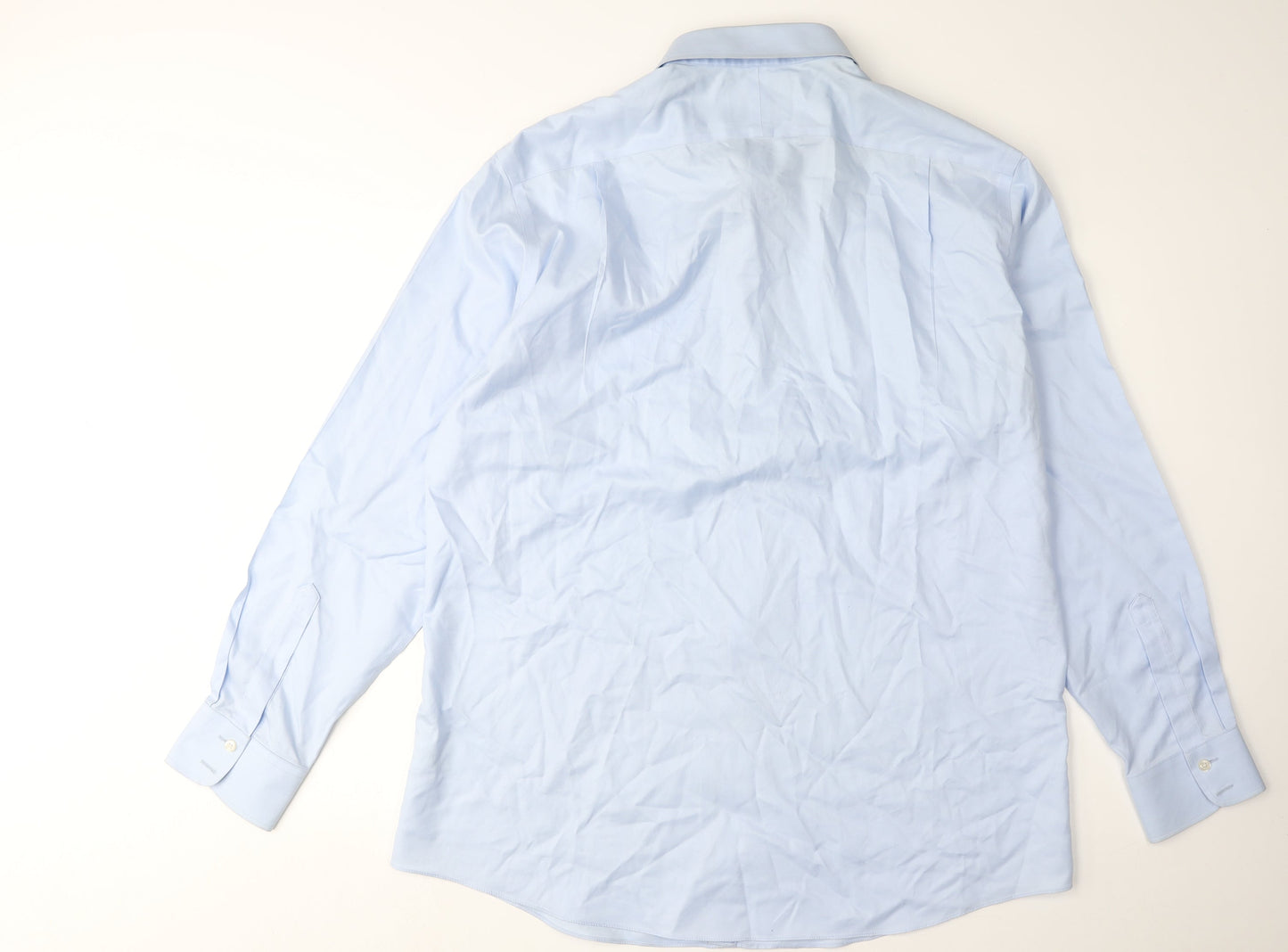 Mens UK Collar Size 44/91 cm Charles Tyrwhitt Smart Blue  Dress Shirt