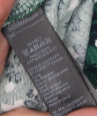 Monsoon Women's Green Floral Shirt Dress S