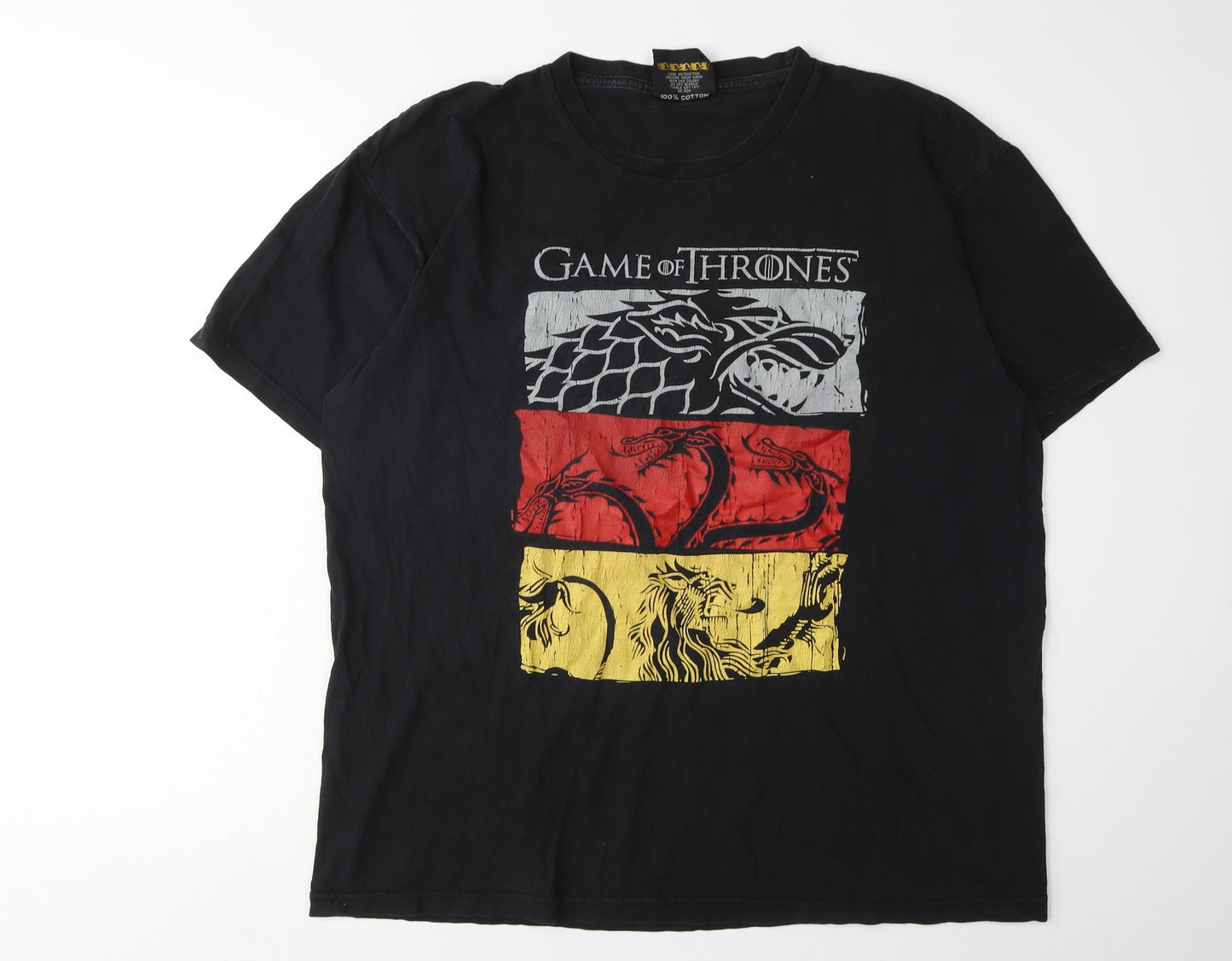 Frozen Munky Men's Black Game of Thrones XL T-Shirt
