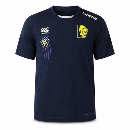 Mens UK Size M Canterbury Blue Rugby T-Shirt
