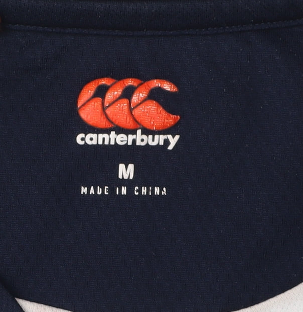 Canterbury Men's Blue Rugby T-Shirt, M, Athletic Fit