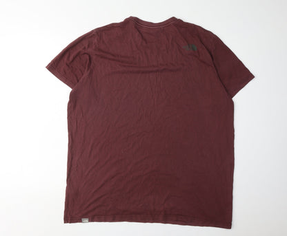 The North Face Men's Red XL Short Sleeve T-Shirt