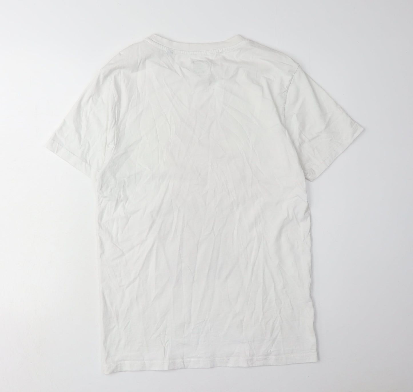 Nintendo Super Mario Men's White Graphic T-Shirt Size S