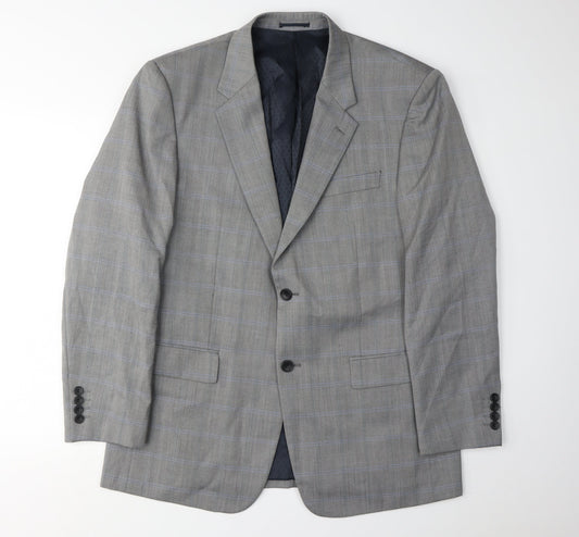 Mens UK Size 42 Skopes Regular Grey Suit Jacket